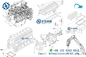 Forro Kit Isuzu Diesel Engine Parts do cilindro 6BG1 1-87811960-0 1-87811961-0